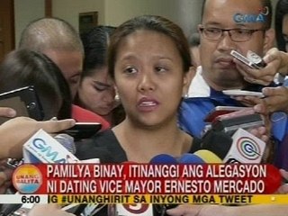 Download Video: Pamilya Binay, itinanggi ang alegasyon ni dating Vice Mayor Ernesto Mercado