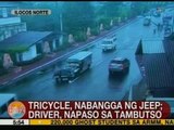 UB: Tricycle, nabangga ng jeep