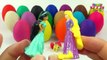 Many Play Doh Eggs Surprise Disney Princess Hello Kitty Minnie Mickey Mouse Little Pony For Kids