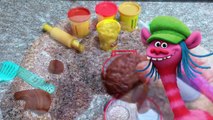 Время весело обучения для детей новые тролли сюрприз игрушки учат малышей цвета с пластелина Бургер