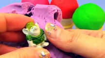 Играть Doh Ice Cream Cone Сюрприз яйца Диснея Замороженные Мой маленький пони Микки Маус Дональд Дак Тачки 2