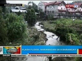 BP: Flash flood, nanalasa sa 8 barangay sa Kidapawan City