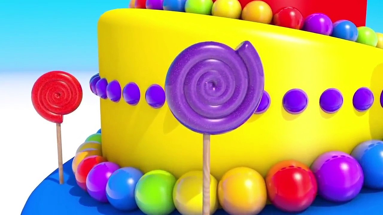 Learning Colors with 3D Gingerbread Man for Kids