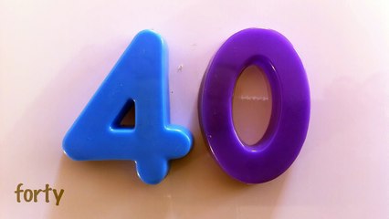 Learn to Count, Learning Numbers 1-100 Part 4- 40-50