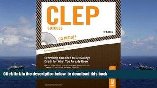 PDF [DOWNLOAD] Peterson s CLEP Success (Book   CD-ROM) TRIAL EBOOK