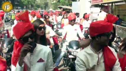 BIKE RALLY' TO CELEBRATE PREMIERE OF BAAR BAAR DEKHO WITH KISHWER MERCHANT & SUYYASH RAI