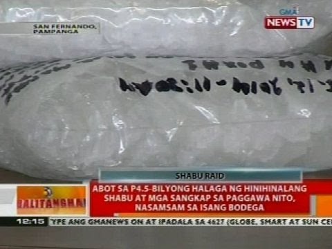 Abot sa P4.5-bilyong halaga ng hinihinalang shabu, nasamsam sa isang bodega