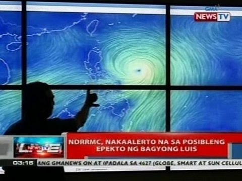 NTVL: NDRRMC, nakaalerto na sa posibleng epekto ng Bagyong Luis