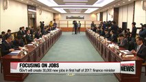 Gov't will create 30,000 new jobs in first half of 2017: finance minister