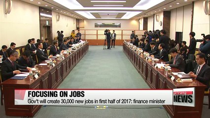 Download Video: Gov't will create 30,000 new jobs in first half of 2017: finance minister