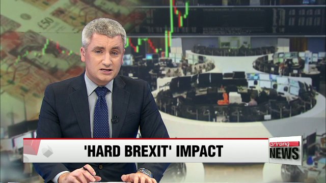 British pound posts biggest gains, European stocks pare losses after PM May's speech