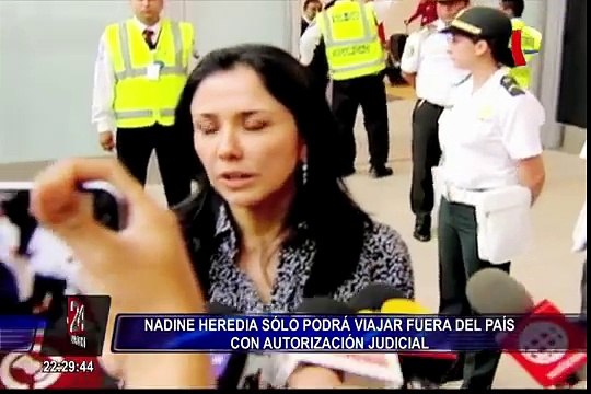 Nadine Heredia se pronunció tras variación de reglas de conducta impuesta por el Poder Judicial