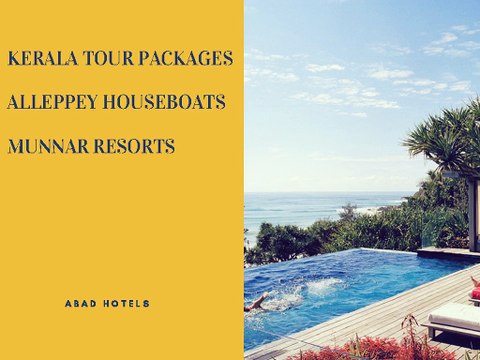 Kerala Honeymoon Packages-Alleppey Houseboats-Munnar Resorts