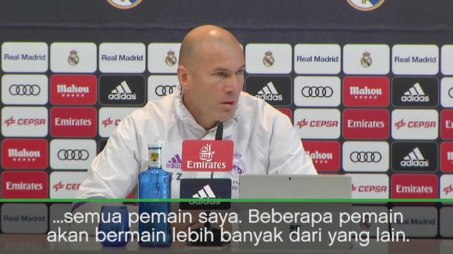 SEPAKBOLA: Copa del Rey: Keseluruhan Skuad Penting Untuk Kesuksesan Kami - Zidane