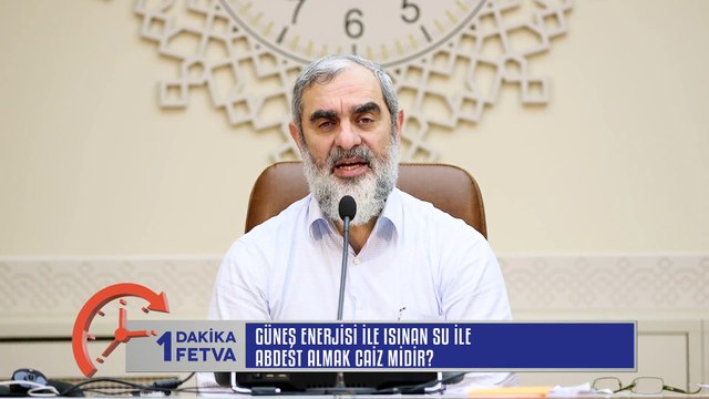 226) Güneş enerjisi ile ısınan su ile abdest almak caiz midir? /Birfetva - Nureddin YILDIZ