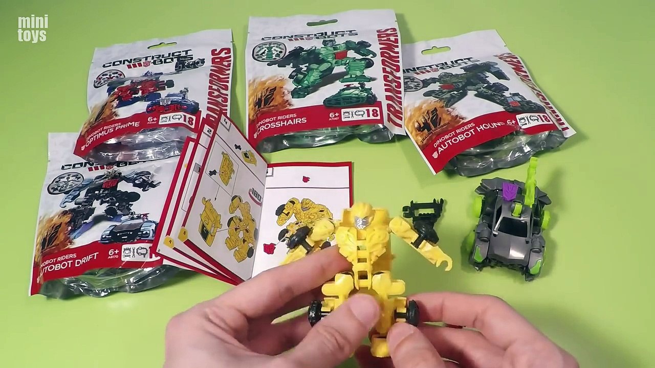 Transformers Construct Bots Optimus Prime Bumblebee Autobots Toys