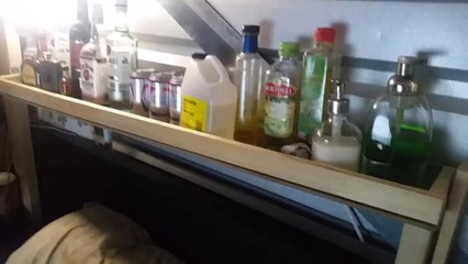 Living out of a storage locker for 2 months, in style