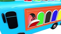 Colors for Children to Learn with Color Bus Toy - Colours for Kids to Learn - Learning Videos