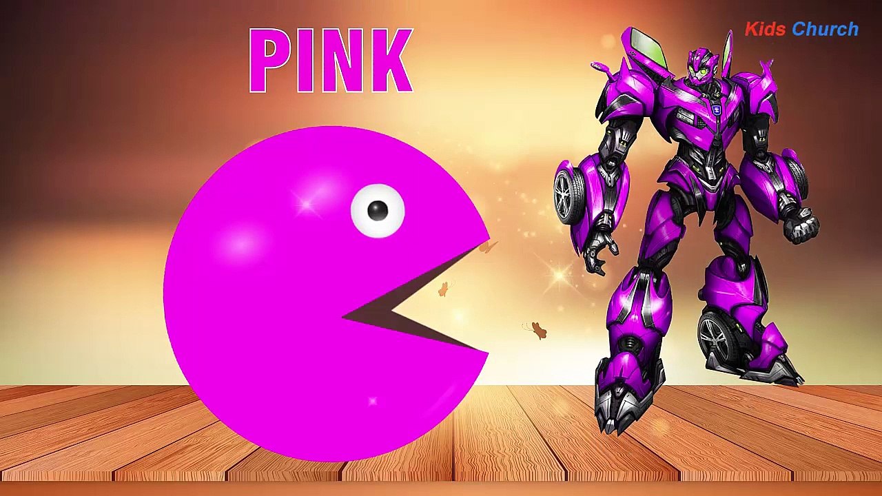 Colors For Children to Learn With Pacman - Colours for Kids to Learn - Learning Videos For Kids
