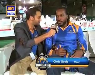 chiris gayle in karachi kings