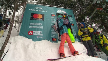 Winning run Anna Orlova - Snowboard Women - Freeride Hakuba 4* FWQ17