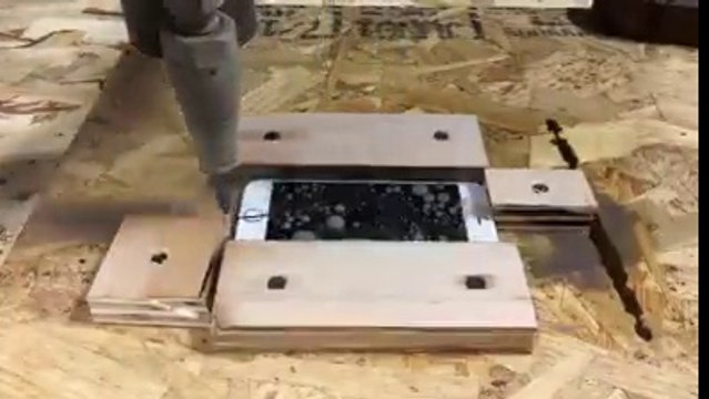 Watch the amazing water cutter. water has a power to cut woods, metals and even an iphone too. An innovative cutting tec
