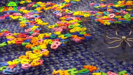 Indoor playground fun for kids Numbers ABC Learning & Fishing Xavi ABCkids #indoorplayground