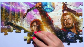 MARVEL AVENGERS Puzzle Games Rompecabezas Hulk Thor Captain America Kids Learning Toys