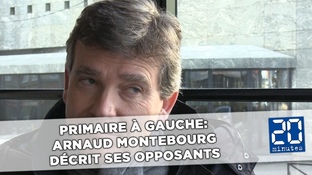 Primaire à gauche: Arnaud Montebourg décrit ses opposants