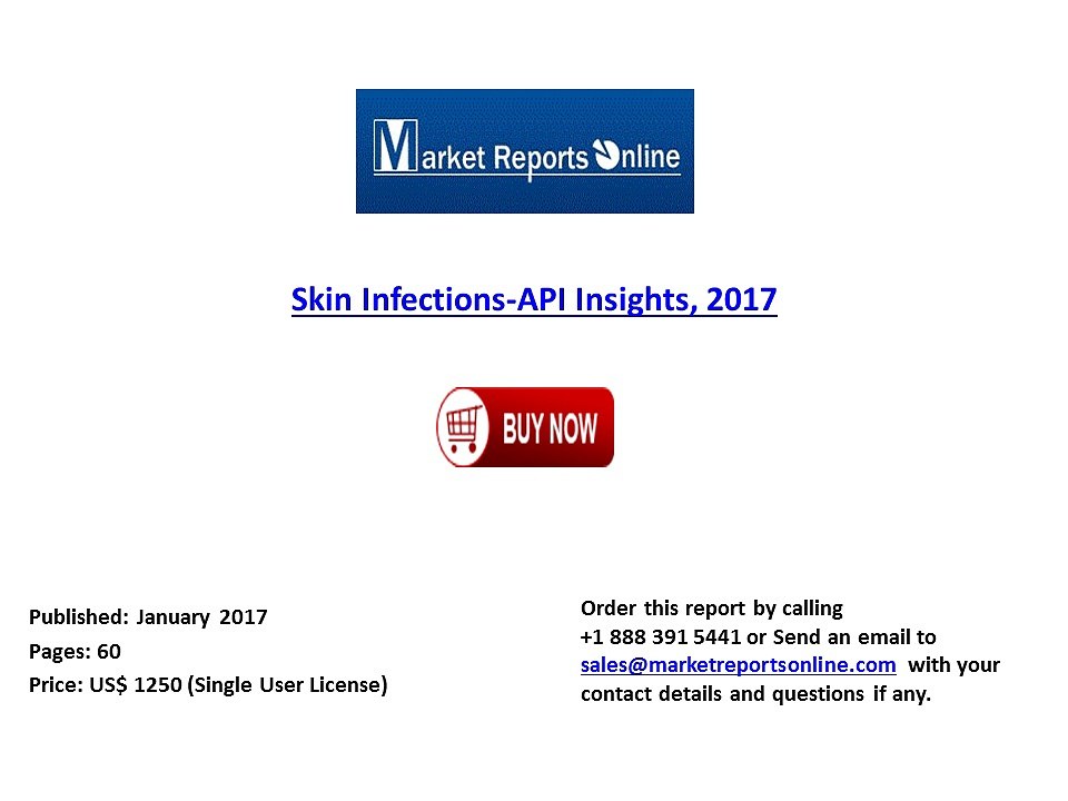 2017 Skin Infections-API Insights & Forecast