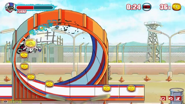 Обычное Шоу: Опасность Сорвиголова | Конечный Уровень Обычный Трюк Мультфильм Сетевые Игры