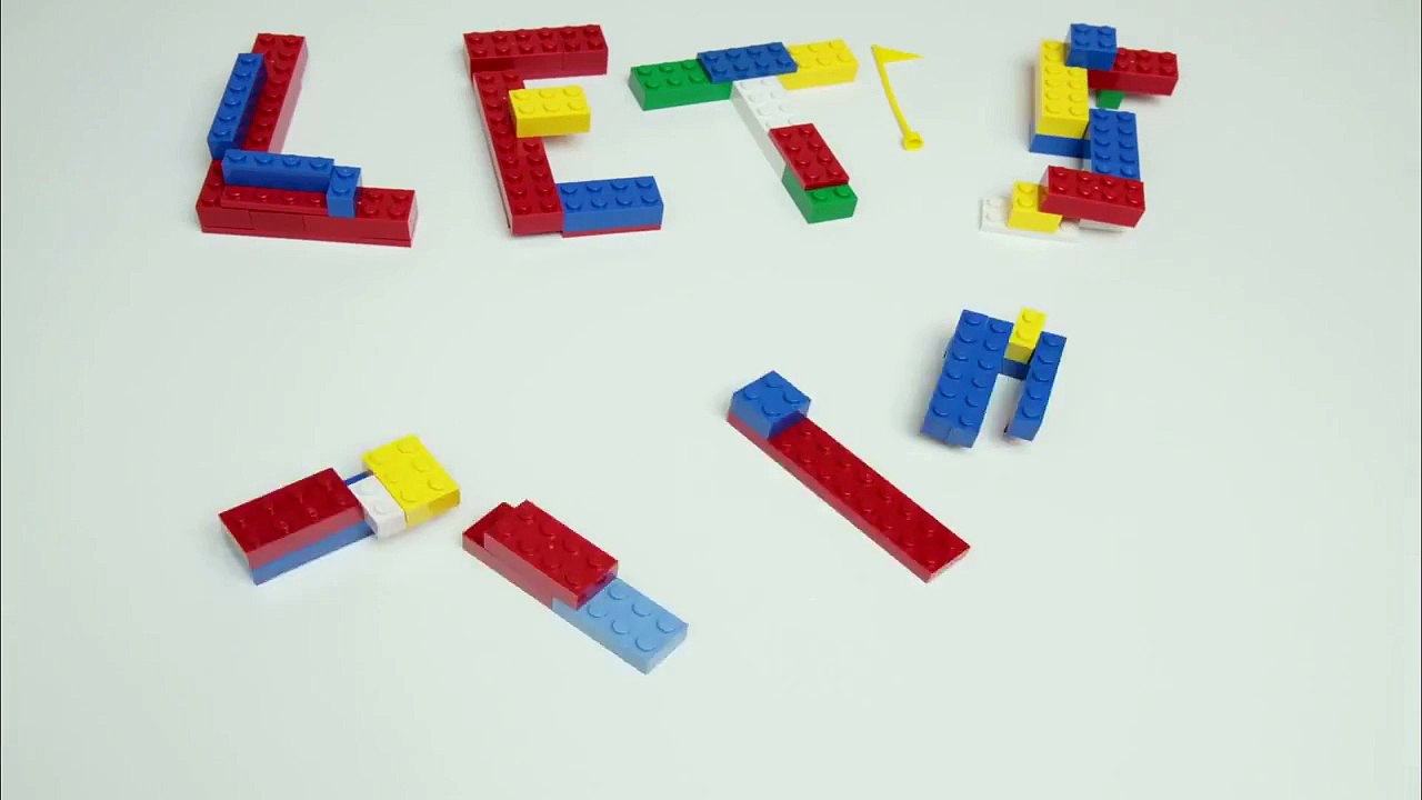 Lets play kids. ABC with wooden CitiBlocs. ABC puzzle. Stop motion.