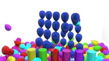 3D Colors for Children to Learn with COLOR BALLOONS Learn Colours for Kids! Learning Video