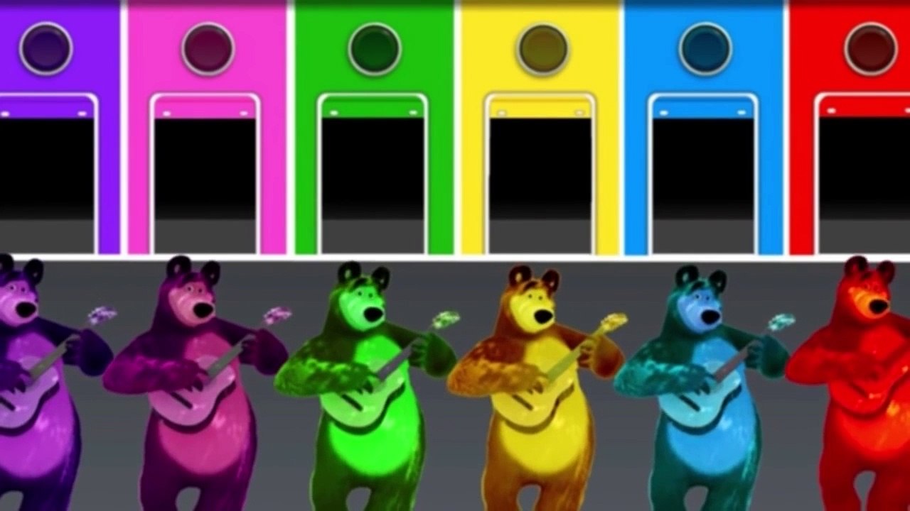 Learn colors with Colors Bear Colors For Kids To Learn With Masha