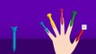 Finger Family Colors Songs | Animals Crayons Colors Finger Family Cartoon Nursery Rhymes for Kids