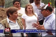 Santa Eulalia: parlamentarios visitaron zonas afectadas por huaicos