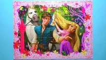 Princess RAPUNZEL Disney Puzzle Games Rompecabezas de Tangled Kids Learning Toys Puzzles