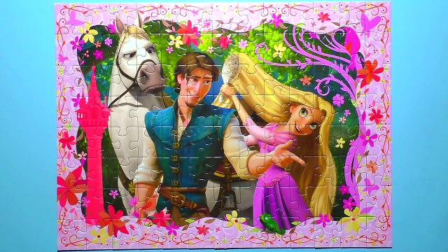 Princess RAPUNZEL Disney Puzzle Games Rompecabezas de Tangled Kids Learning Toys Puzzles