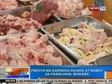 NTG: Presyo ng karneng manok at baboy sa pamilihan, bumaba