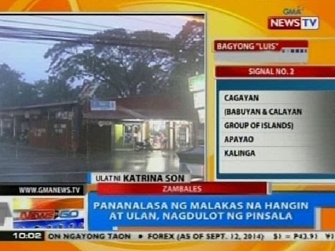NTG: Pananalasa ng malakas na hangin at ulan sa Zambales, nagdulot ng pinsala
