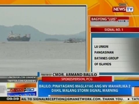 NTG: Panayam kay PCG spokesperson Cmdr. Balilo kaugnay sa paglubog ng MV Maharlika 2