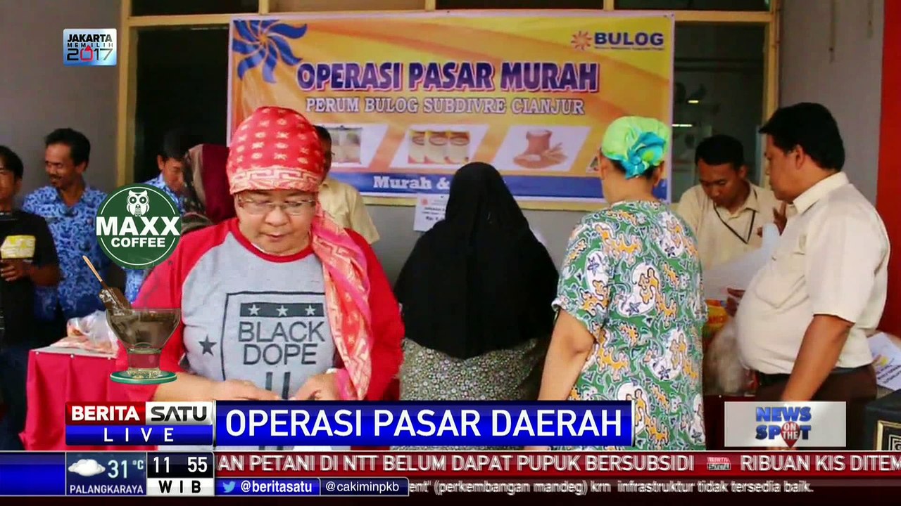 BULOG dan TPID Cianjur Gelar Operasi Pasar Murah