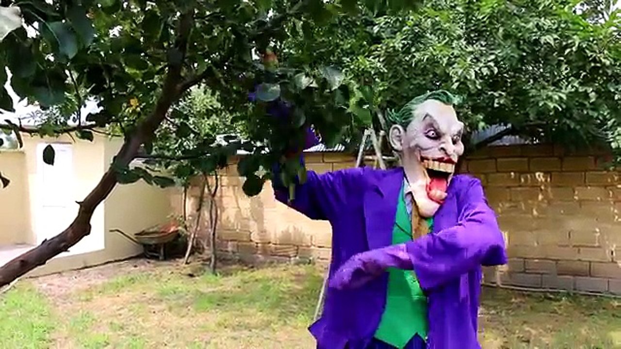 Superman Kiss Maleficent! Spiderman & Frozen Elsa poop! w Joker - Funny Superhero Movie in Real Life