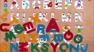 Sing ABC Song and Learn Letter from A to Z   Wooden Puzzle Alphabet Game and Animal Puzzle