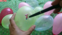 'The Balloons Popping Show' for learning numbers 1-10 for children in english