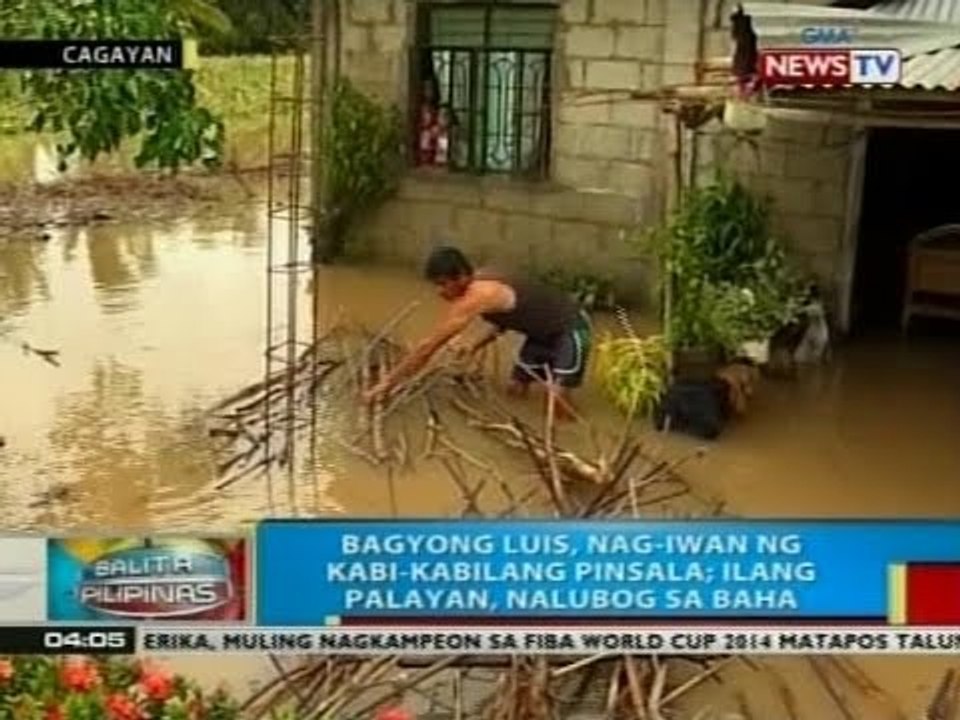 BP: Bagyong Luis, nag-iwan ng kabi-kabilang pinsala sa Cagayan