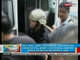 BP: Palparan, nailipat na sa Phl Army Custodial Center mula sa Bulacan Prov'l Jail