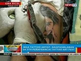 BP: Mga tattoo artist, nagpasiklaban sa 5th Peñafrancia tattoo art fest