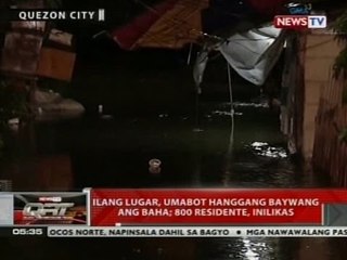 QRT: Ilang lugar, umabot hanggang baywang ang baha