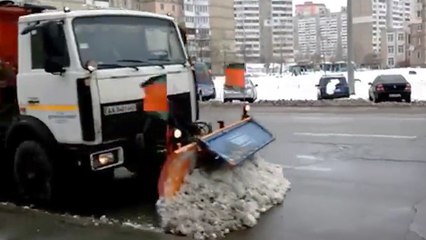 Chasse-neige pas très efficace
